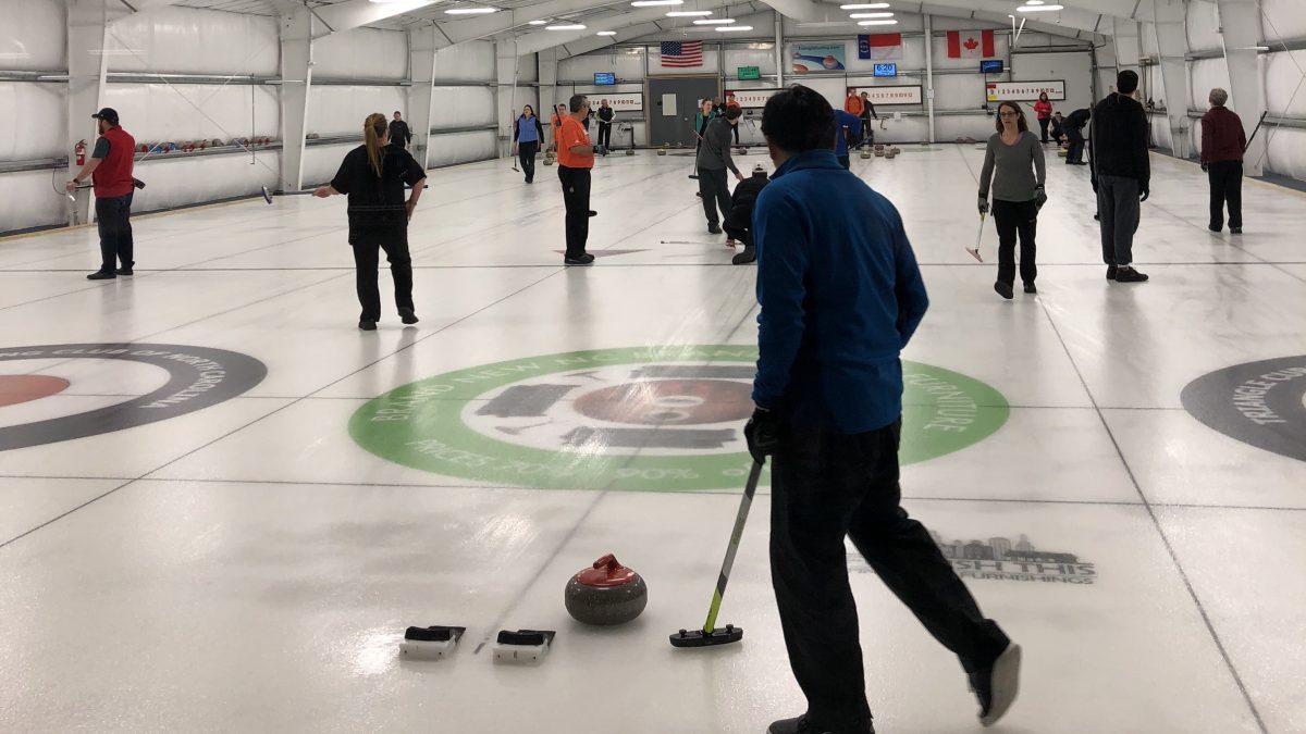 Sweep sweep victory giving curling a try Carolina Connection